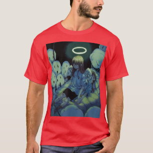 Camiseta Anime Horror Garota Cerradora Estética Japonesa Ot