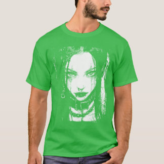 Camiseta Anime Horror Girl Aesthetic I Waifu Japanese Otaku