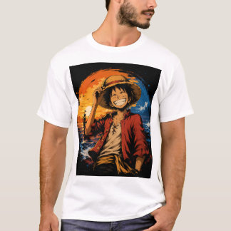 Camiseta Anime Inspirada em Monkey D. Luffy – Pira