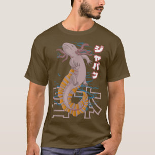 Camiseta Anime Japan Retro Grunge Otaku Kanji Aolotl