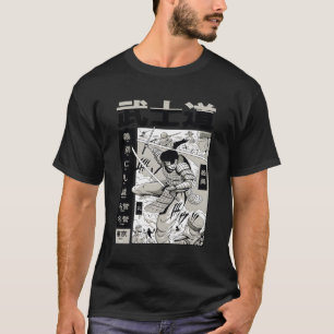 Camiseta Anime japonês Bushido Samurai Warrior Katana Mial