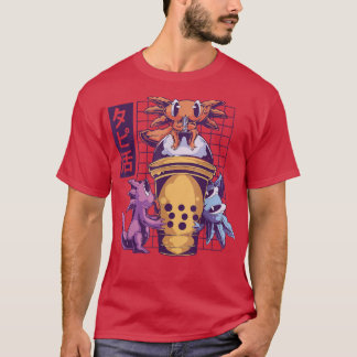 Camiseta Anime Japonês Cone, Sorvete Engraçado Engraçado