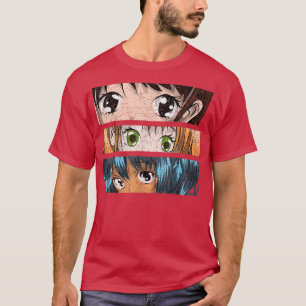 Camiseta Anime japonês Otaku Japão Garota de manga kawaii