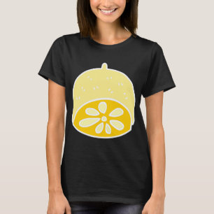 Camiseta Anime Kawaii, Comida de limão-branco-amarelo