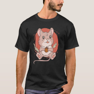 Camiseta Anime Kawaii Cute - Rato de Campo - Rato de Rato E
