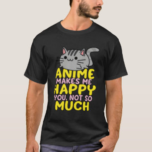 Camiseta Anime Kawaii Funny Manga Otaku Weeb Senpai Gift