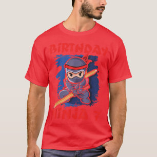 Camiseta Anime Kawaii Japão Japa, Nascer de 7 anos