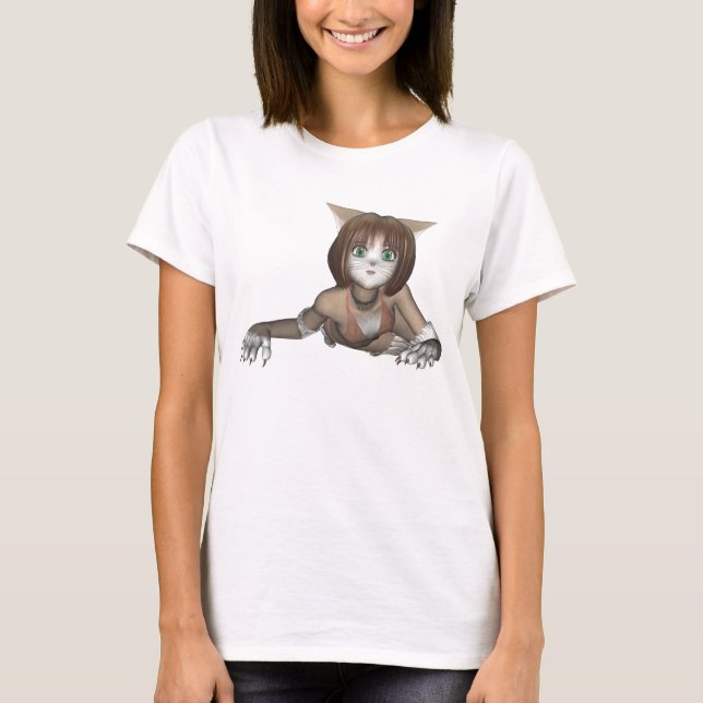 Camiseta Anime Kitten Shirt (Frente)