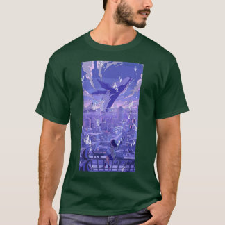 Camiseta Anime Lofi Girl Retro 90s Estética Japonês Otaku