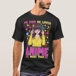 Camiseta Anime Louco É Uma Menina Que Ama Anime E