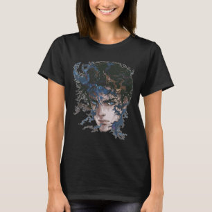 Camiseta Anime Manga Motif Blue-eye Art Anime