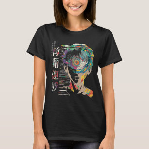 Camiseta Anime Manga Motif Mandala Trabalho de arte Anime 1