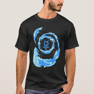 Camiseta Anime Marinheiro Água Tsunami Mercúrio Estrela Sím