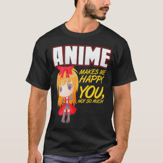 Camiseta Anime Me Faz Feliz Não Tanto