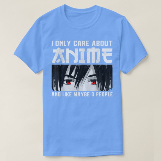 Camiseta Anime Merch Women Teen Girls Boys - Só Me Prefiro  (Frente do Design)
