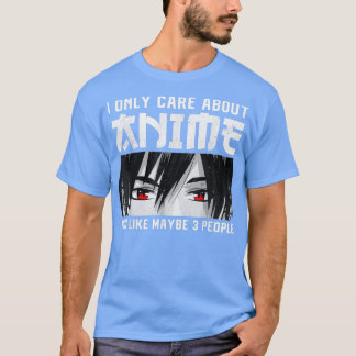 Camiseta Anime Merch Women Teen Girls Boys - Só Me Prefiro