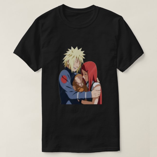 Camiseta anime minato e kushina Classic (Frente do Design)