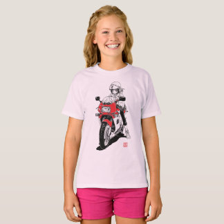 Camiseta Anime Motor Girl V01 T-Shirt