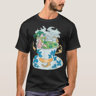 Camiseta Anime Nature Fairy TeaLover Cute Kawaii Fish Fanta
