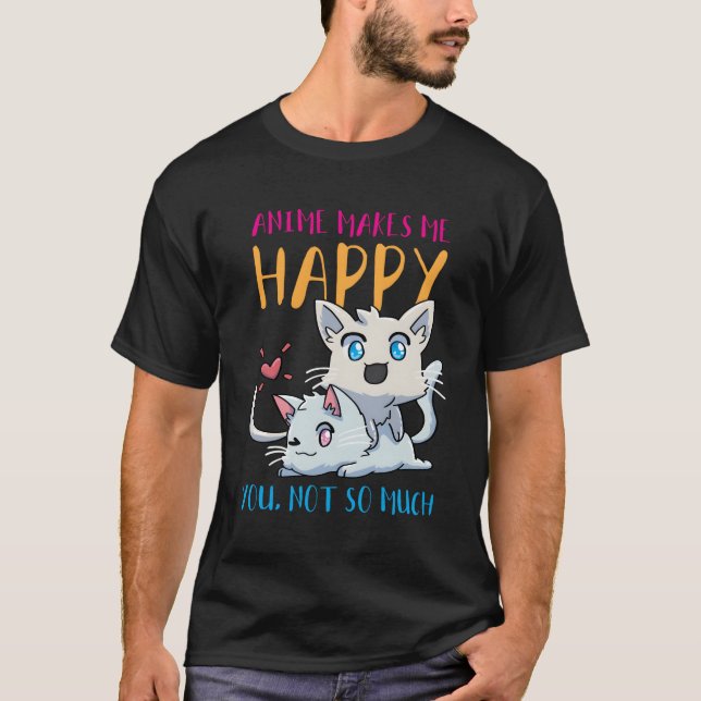 Camiseta Anime Neko Cat (Frente)