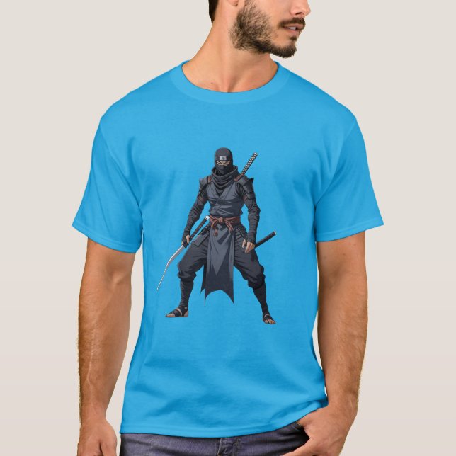 Camiseta Anime Ninja Warrior (Frente)