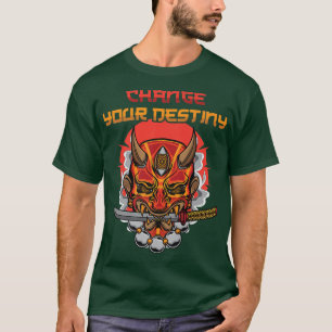 Camiseta Anime Ninjas Mudam Seu Destino Samurais Manga