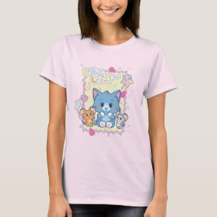 Camiseta Anime o Tom e o Jerry Strawberry