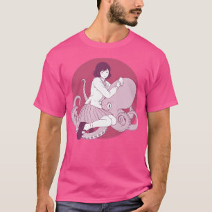 Camiseta Anime Octopus Girl Kawai
