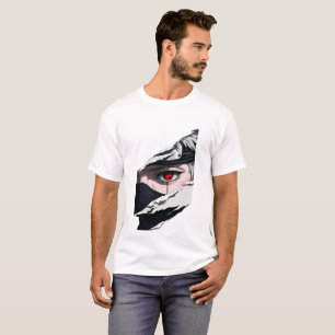 Camiseta Anime Olho Sharingan Gráfico Estilo Nin