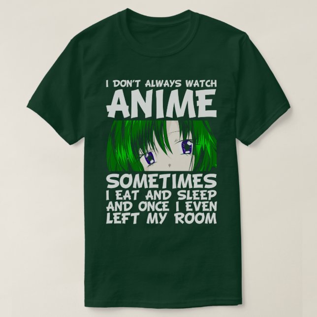 Camiseta Anime Otaku Citado (Frente do Design)