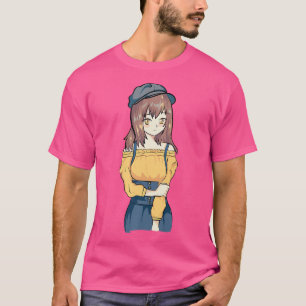 Camiseta Anime Otaku GirlAutumnJapan Culture ArtAestético