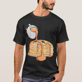 Camiseta Anime Pancake Pancake Ahegao Lewd Dizendo