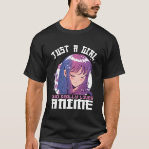 Camiseta Anime Para N Apenas Um Que Ama Anime