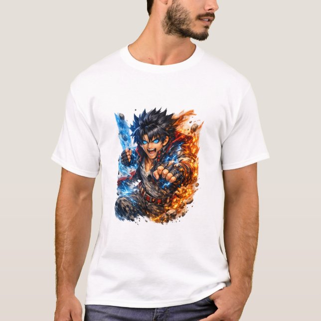 Camiseta Anime Power Surge (Frente)