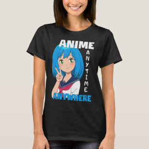 Camiseta Anime qualquer hora em qualquer lugar