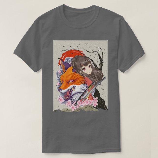 Camiseta Anime Samurai Fo Otaku Japonês  (Frente do Design)
