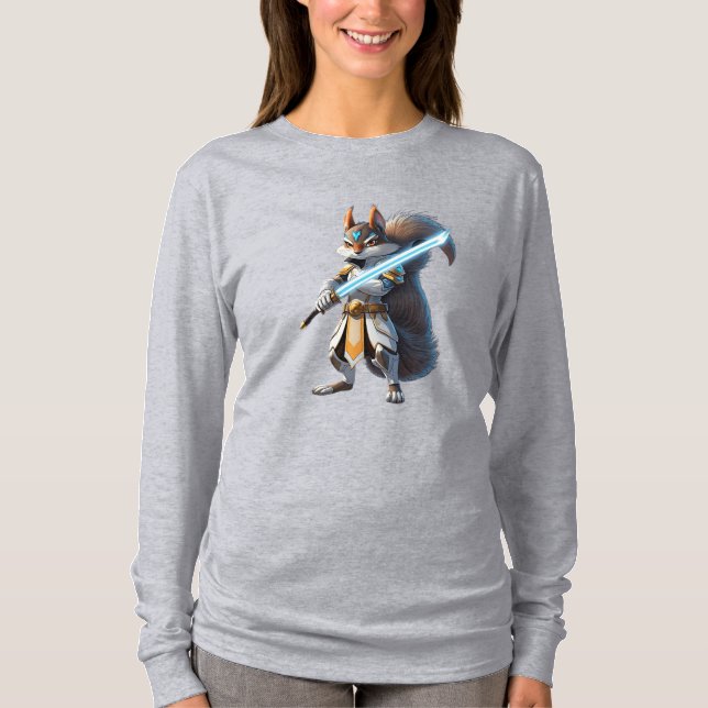 Camiseta Anime Samurai Squirrel Warrior (Frente)