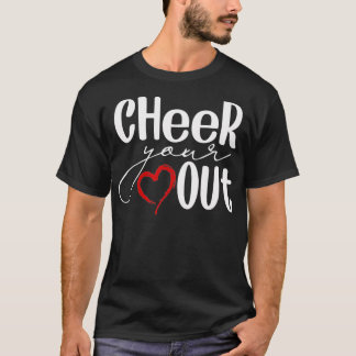 Camiseta Anime Seu Coração Com O Aplausos Legal De Cheerlea