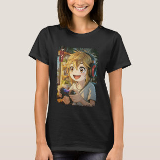 Camiseta Anime Shirt Cool Gaming Japan Kawaii Funny Manga G