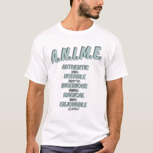 Camiseta Anime Significa Magia Autêntica Notável Ingênica