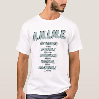 Camiseta Anime Significa Magia Autêntica Notável Ingênica