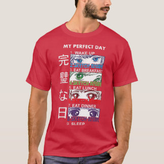 Camiseta Anime Sketching Sketching Anime Perfect Day Anime