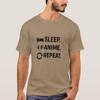 Camiseta Anime Sono Repetitivo retrô