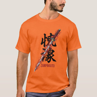 Camiseta Anime Spirit Sword Zanpakuto with Red Lightning