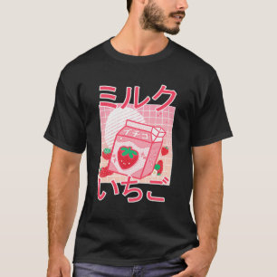 Camiseta Anime T-Shirt Kawaii Anime Japonês Morango
