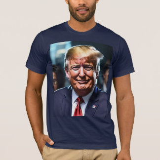 Camiseta "Anime Trump: O Comandante Sorridente