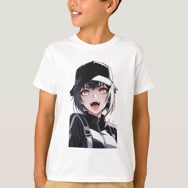 Camiseta Anime Vampire Girl T-Shirt (Frente)
