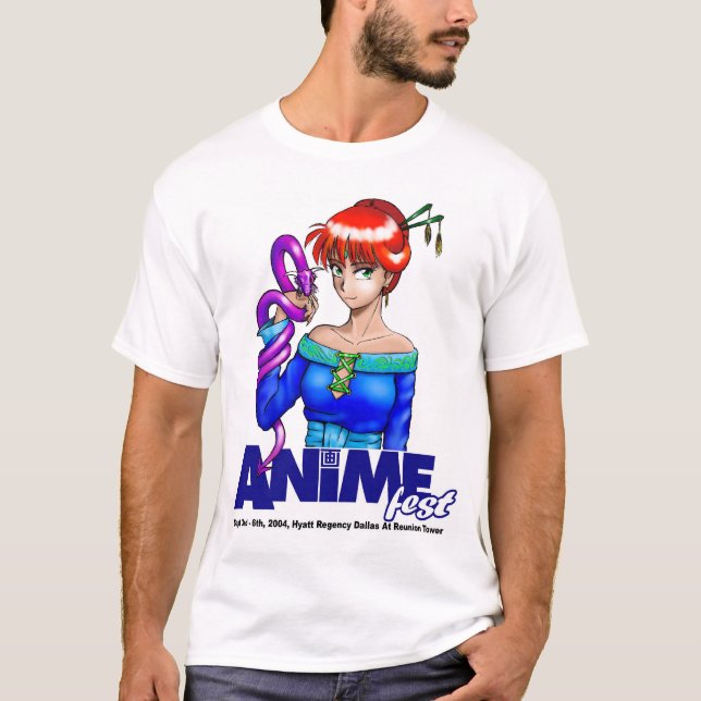 Camiseta AnimeFEST! T-shirt 2004 da Pre-Convenção (Frente)