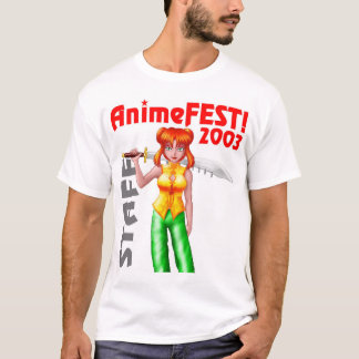 Camiseta AnimeFEST! T-shirt de 2003 funcionarios