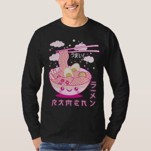 Camiseta Animes e Noodles Ramen Ramen Cute Kawaii Ramen Gir